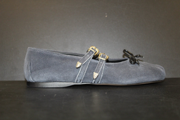 POSA VITA BALLERINA BLACK SUEDE