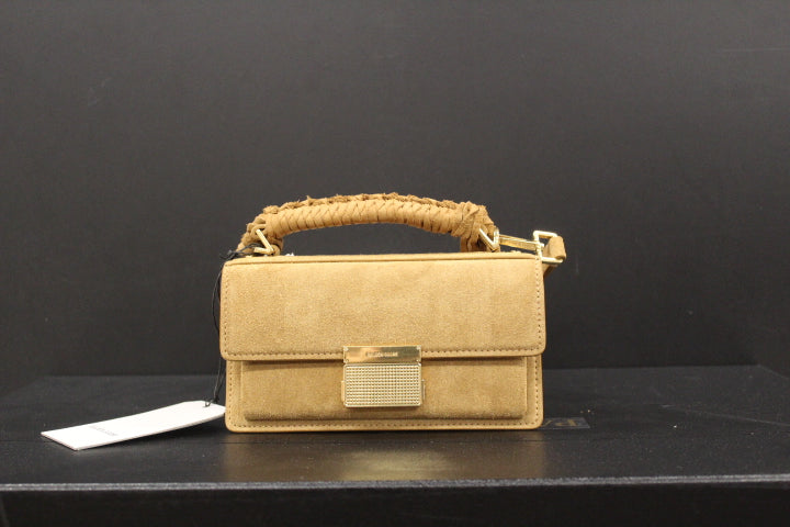 GOLDEN GOOSE VENEZIA BAG SMALL CAMEL SUEDE