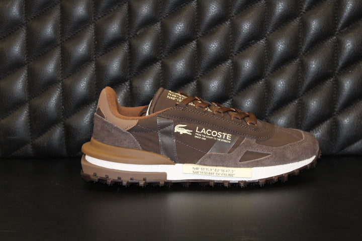 LACOSTE ELIE ACTIVE SNEAKER DARK BROWN