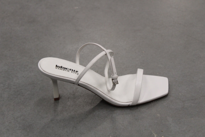 LOLA CRUZ CECILE SANDAL WHITE 65