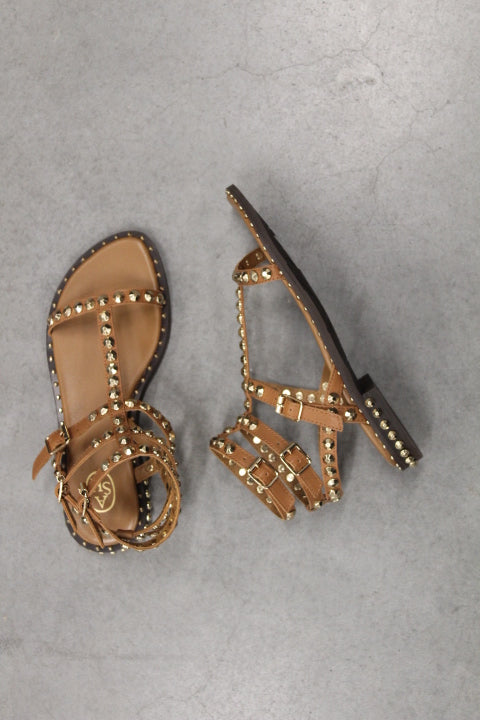 ASH SANDAL PLAY CINNAMON/GOLD