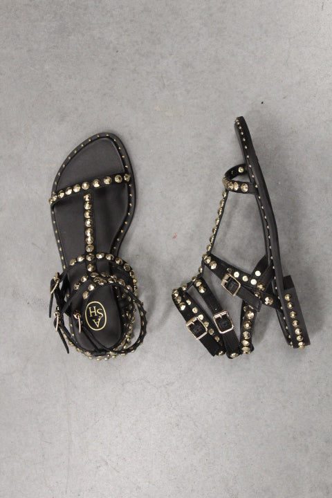 ASH SANDAL PLAY BLACK/GOLD