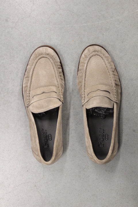 POSA PENNY LOAFER WRINKLE BEIGE