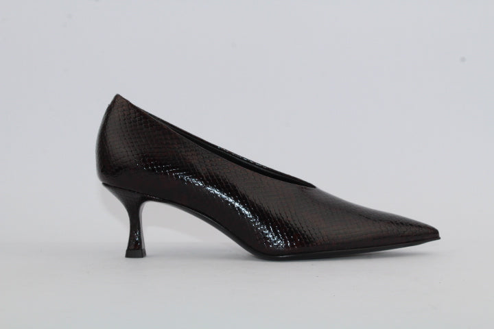 PAUL WARMER VOLTAIRE PUMP EBONY COBRA