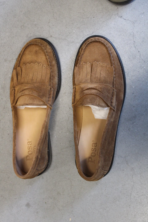 POSA FRINGE MOCCASIN TABACCO