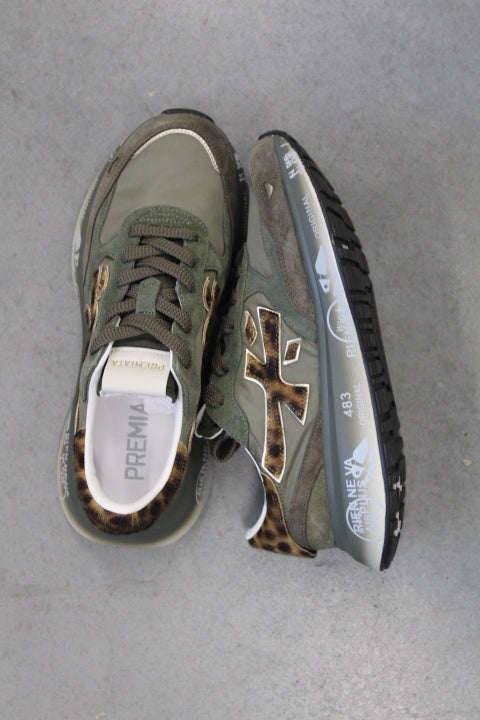 PREMIATA LAURYN SNEAKER GREEN LEO