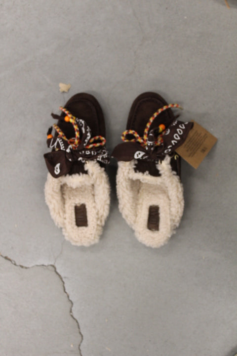 TORAL BLANCHE MULE PERSONALIZED BROWN