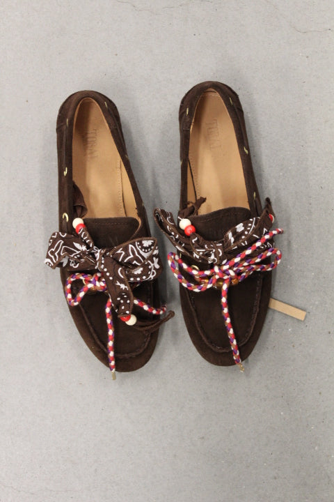 TORAL NAHUA PERSONALIZED BOAT LOAFER BRWON