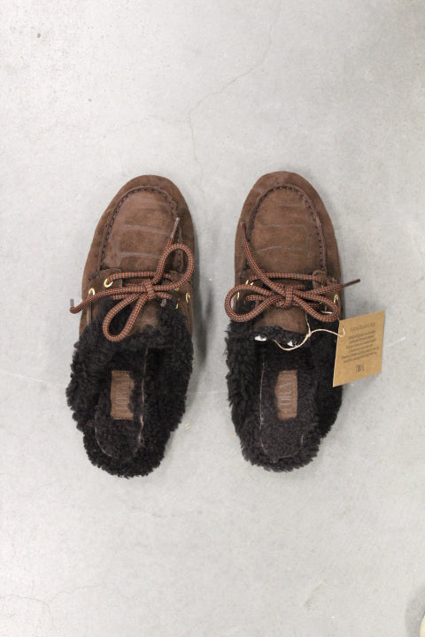 TORAL BLANCHE MULE BIG CROC DARK BROWN