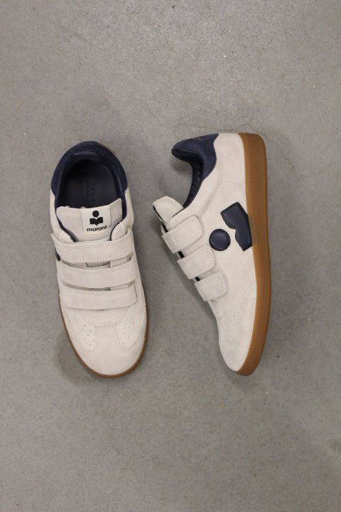 ISABEL BETH SNEAKER ECRU DARK BLUE