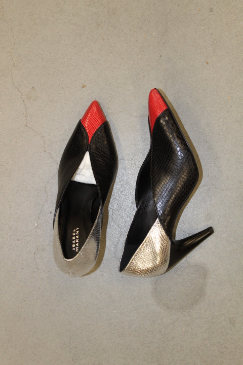 ISABEL MARANT LUZA PUMP BLACK RED