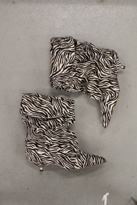 ISABEL MARANT EDRIK BOOTS ZEBRA