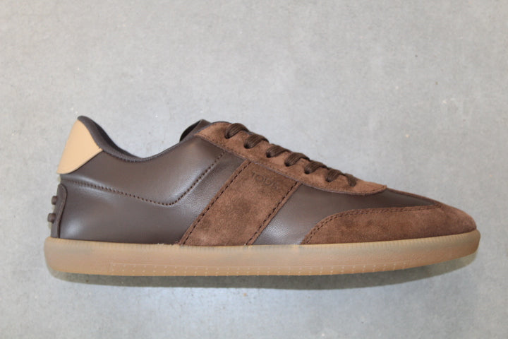 TODS TABS SNEAKER BROWN