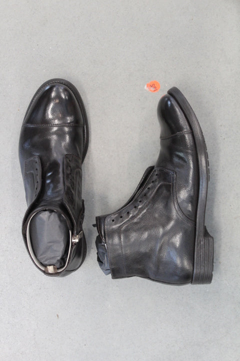 OFFICINE CREATIVE HIVE 005 ZIPPED BOOT BLACK