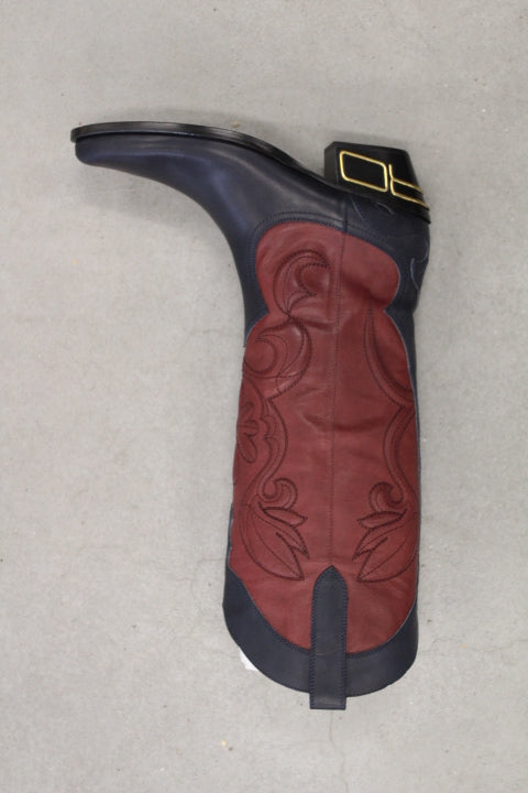 ETRO TEXAN BOOTS BLUE BORDO