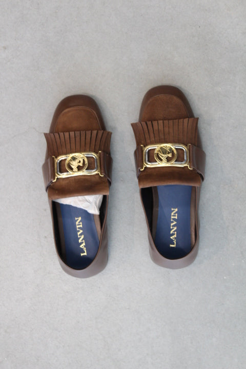 LANVIN MOTHER AND DAUGHTER LOAFER BROWN