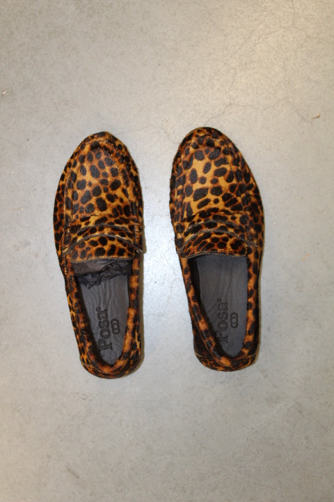 POSA PENNY LOAFER WRINKLE ANIMALIER