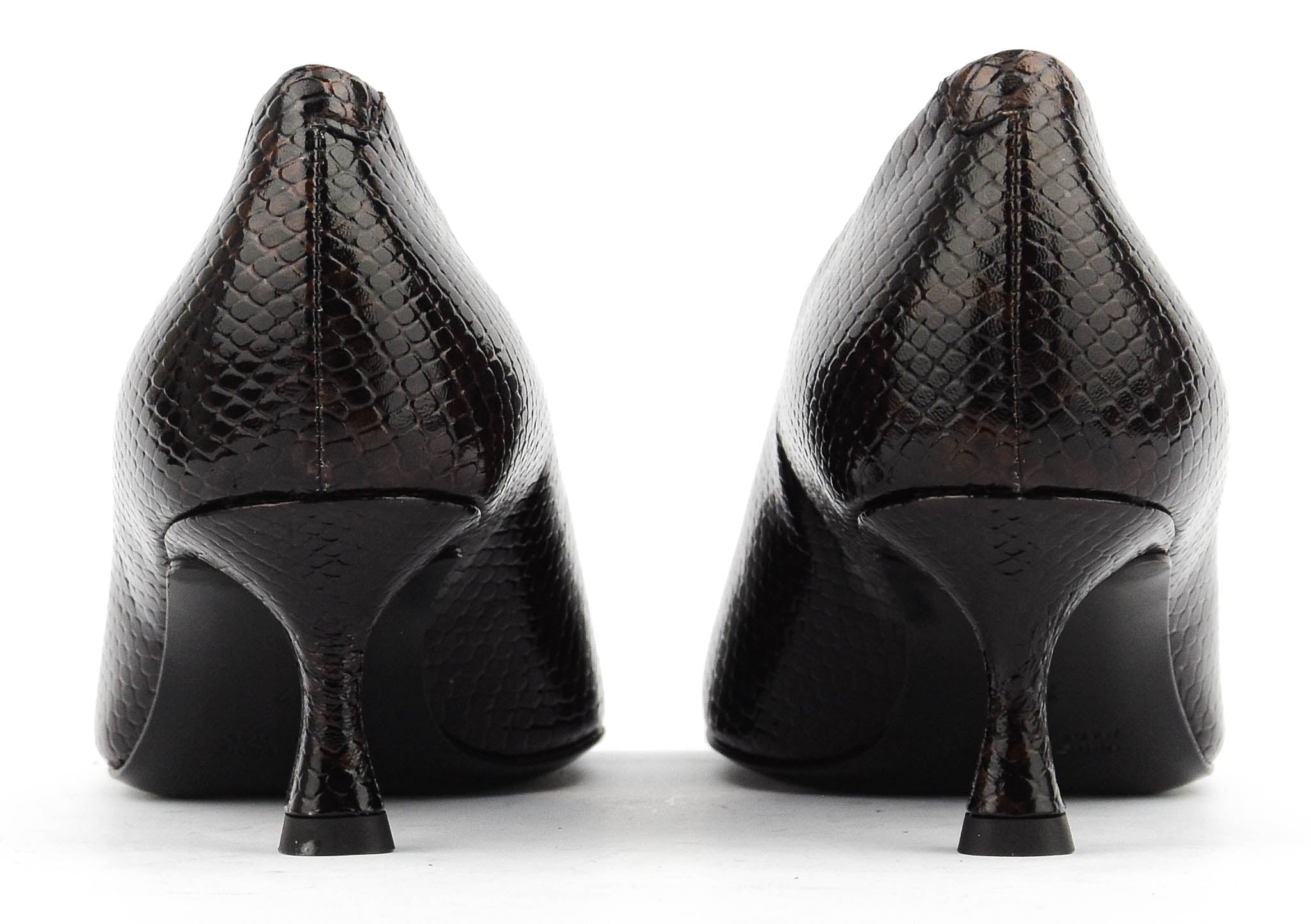 PAUL WARMER VOLTAIRE PUMP EBONY COBRA