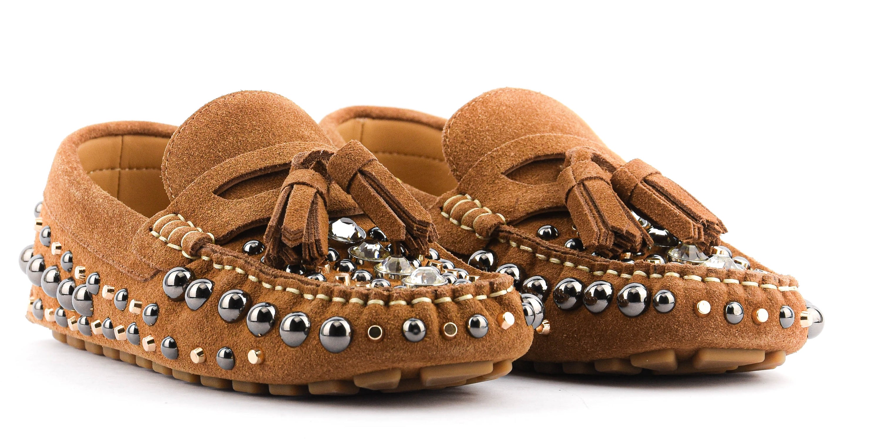 STRATEGIA EMBELISHED MOCASINE TAN