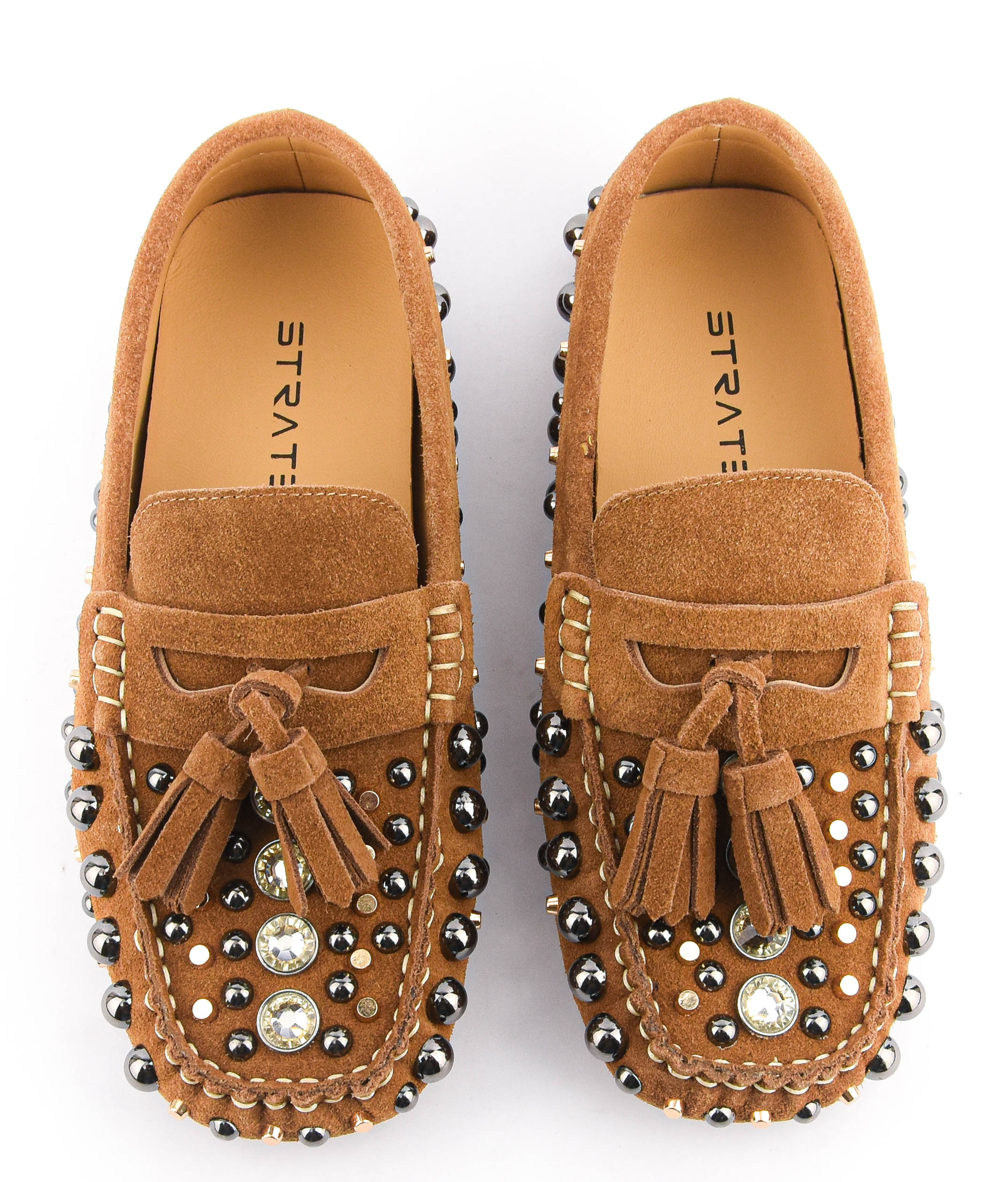 STRATEGIA EMBELISHED MOCASINE TAN