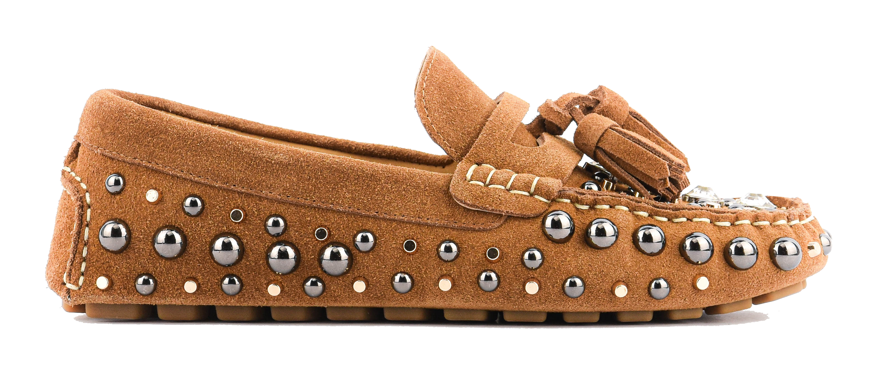 STRATEGIA EMBELISHED MOCASINE TAN