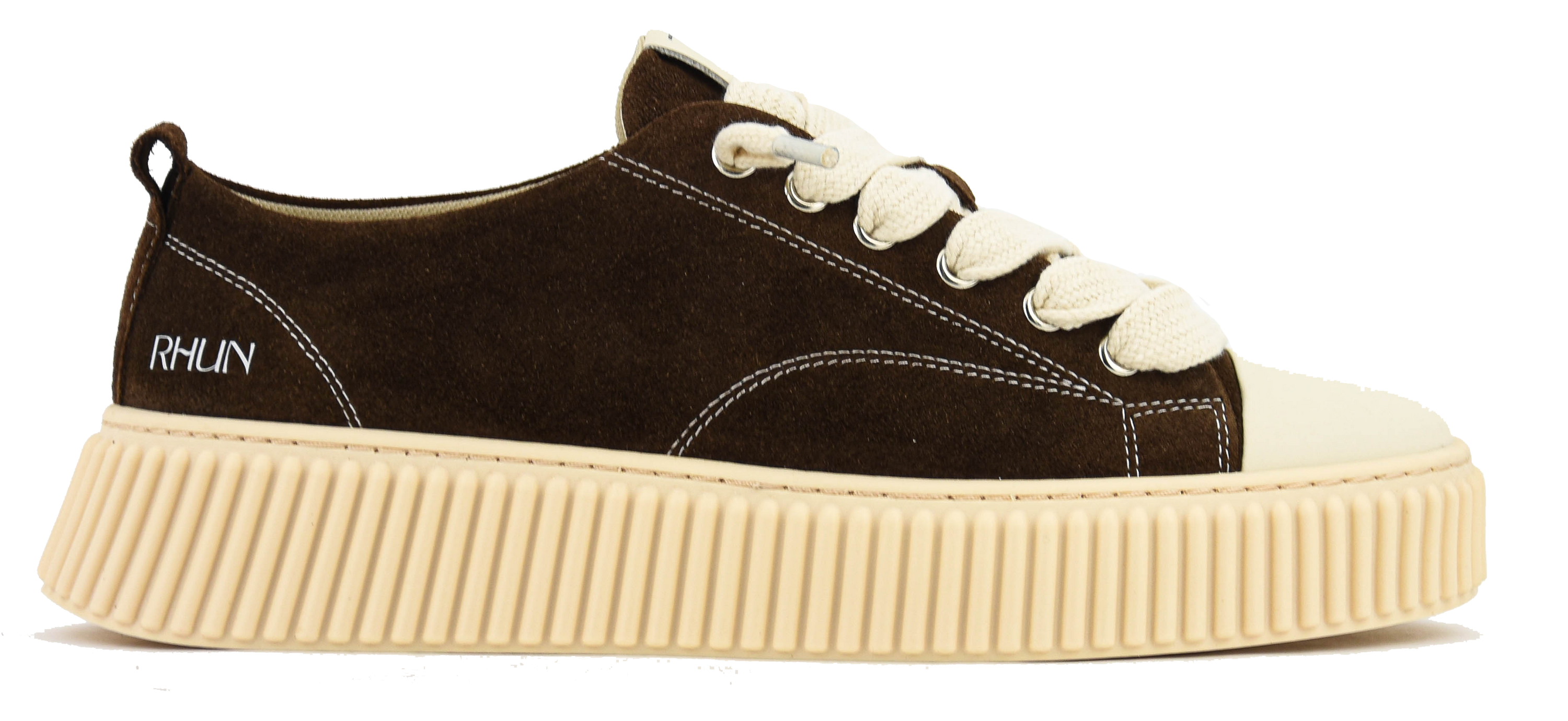 RHUN TREBLE SNEAKER DARK BROWN