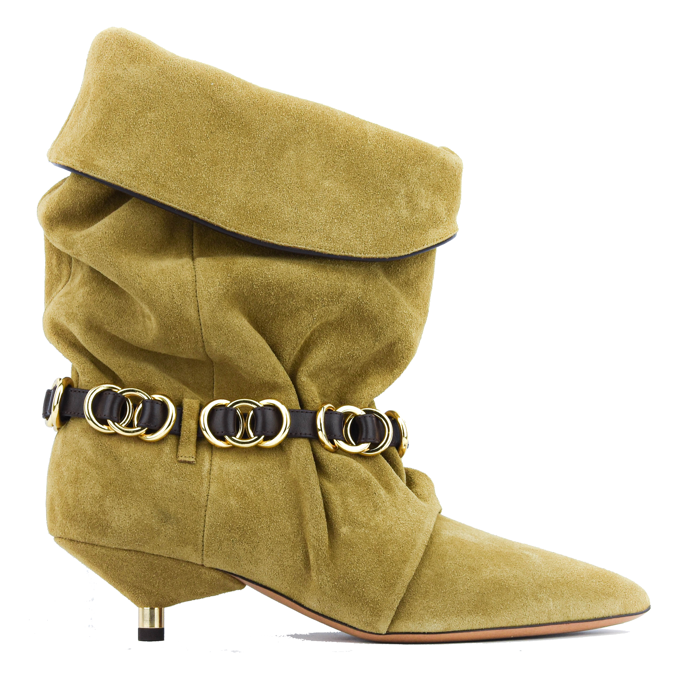 ISABEL MARANT EDRIK RINGS TAUPE suede