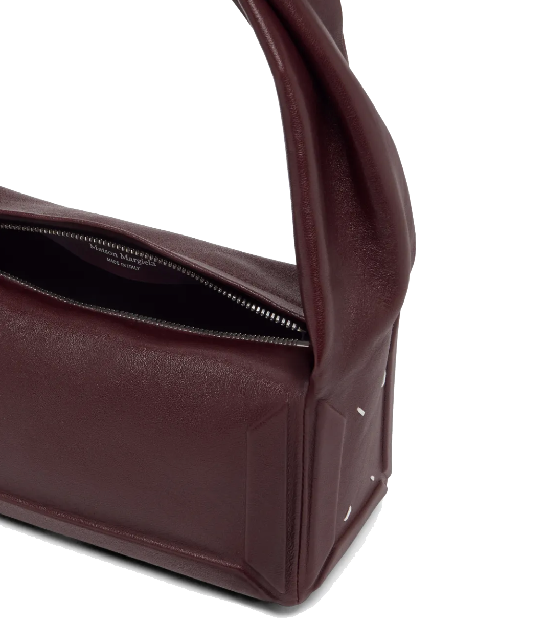 MAISON MARGIELA BOX BAG BORDEAUX