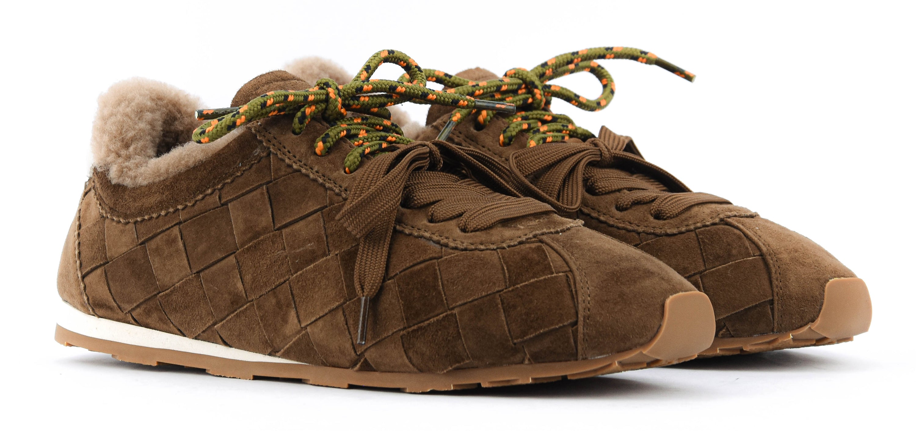 TORAL ERIN WOVEN SNEAKER BROWN