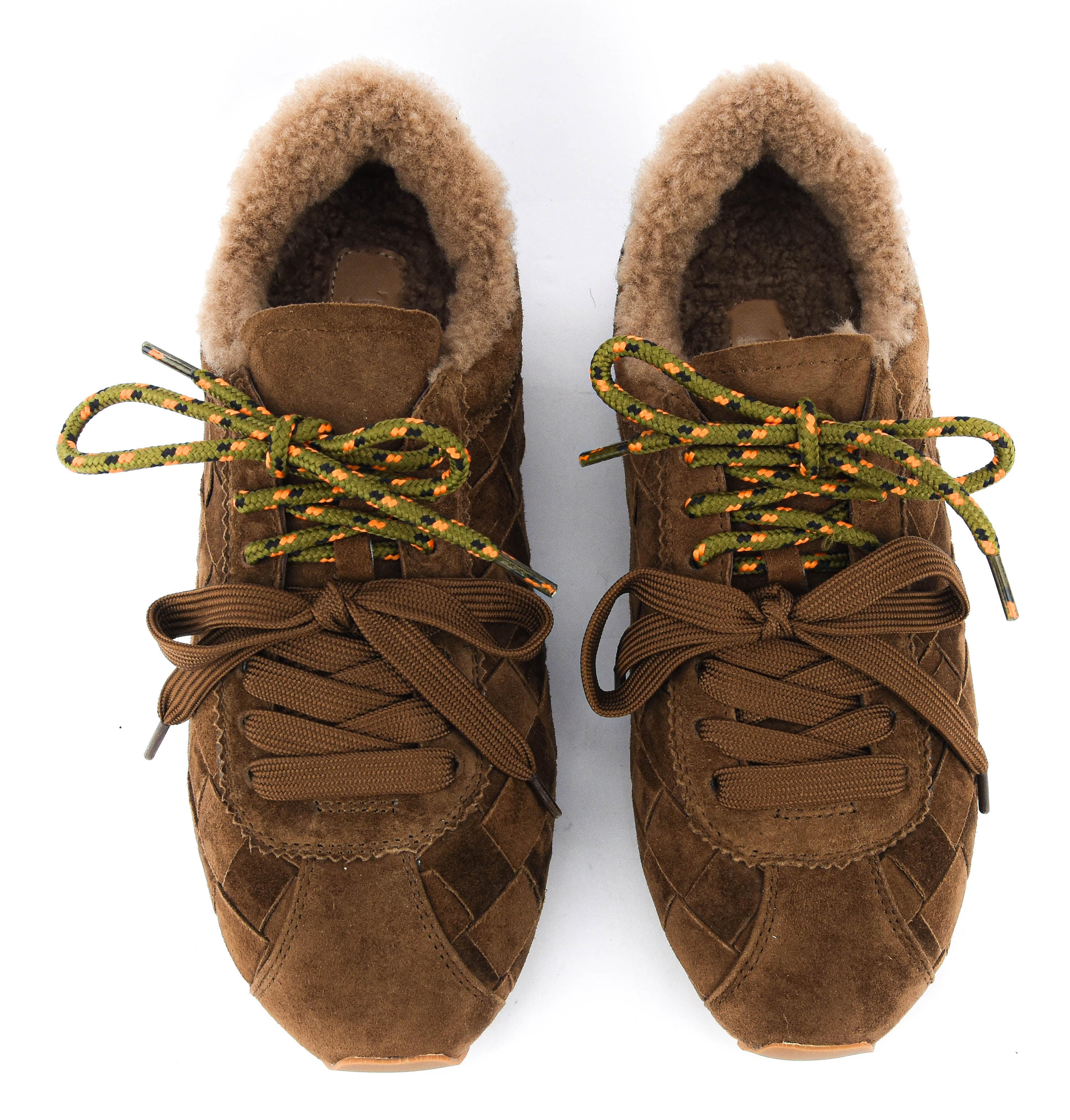 TORAL ERIN WOVEN SNEAKER BROWN