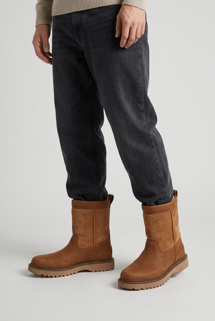 UGG Birch Boot Chestnut op mannelijk model