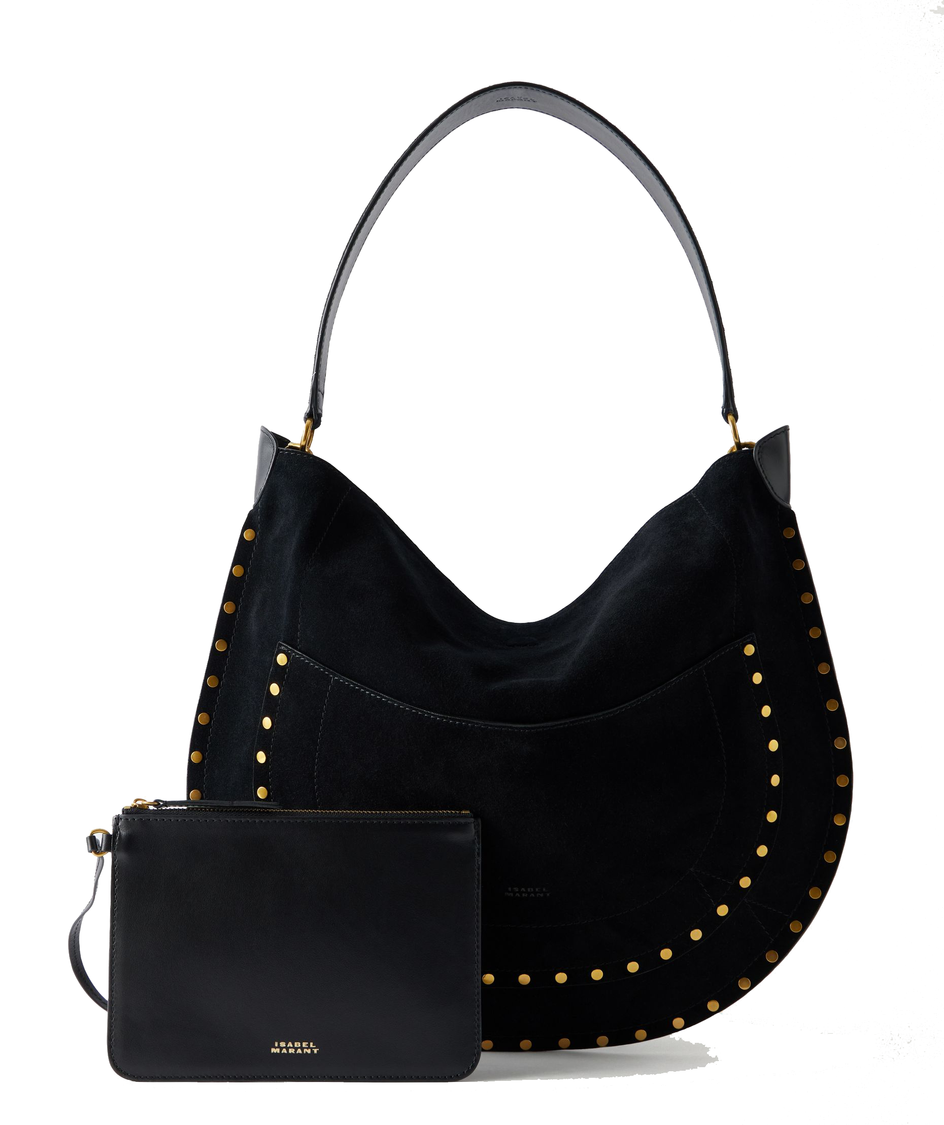 ISABEL MARANT OSKAN HOBO POCKET BLACK