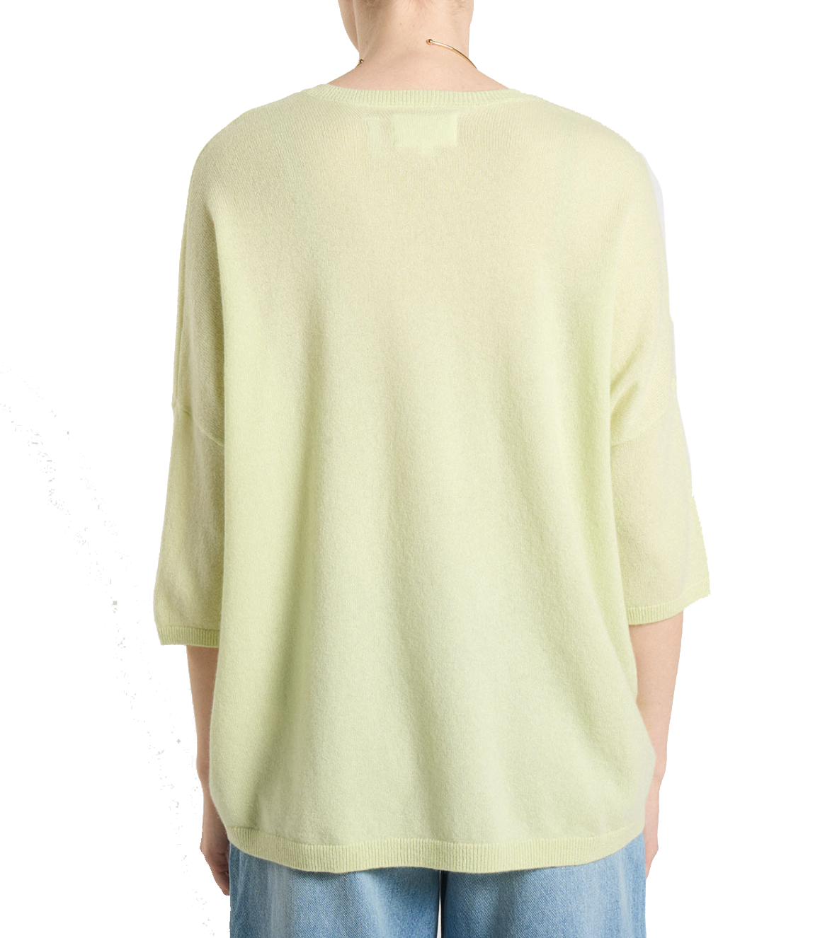 LES TRICOTS DE LEA CASHMERE PULL WATER GREEN