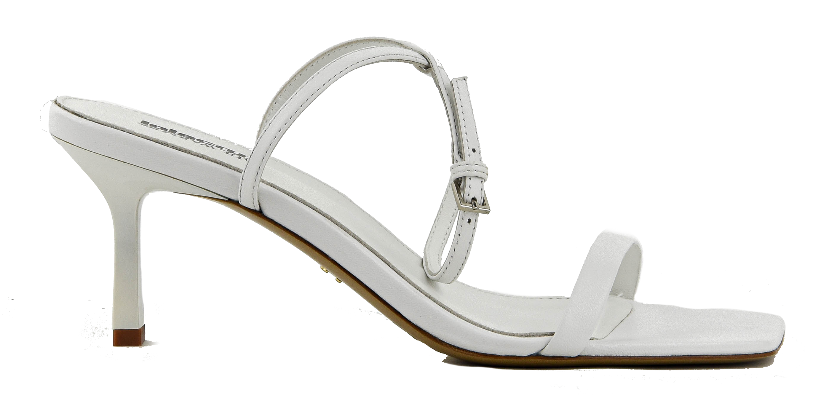LOLA CRUZ CECILE SANDAL WHITE 65