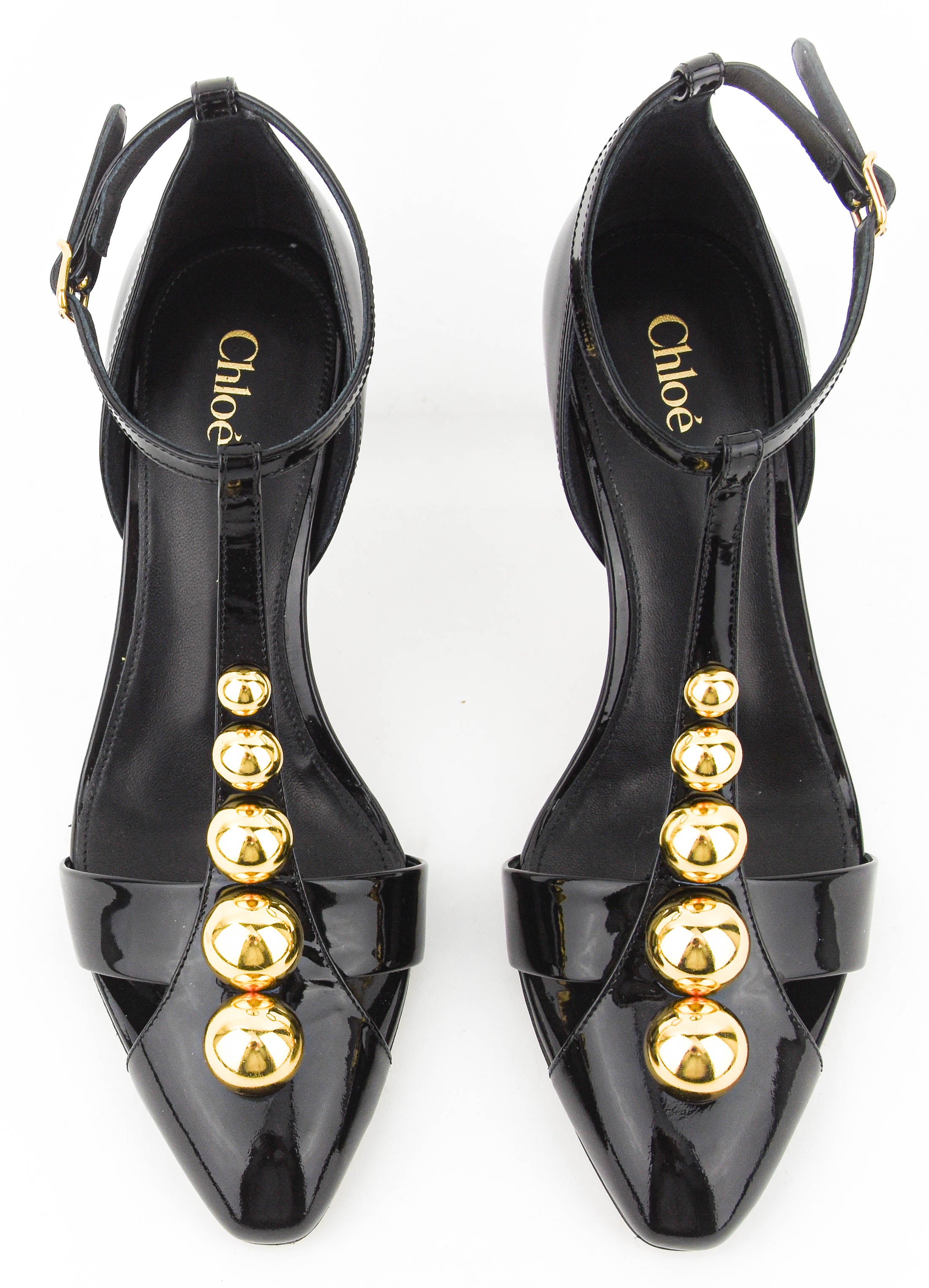 CHLOE CLEIA HEELED SANDAL BLACK