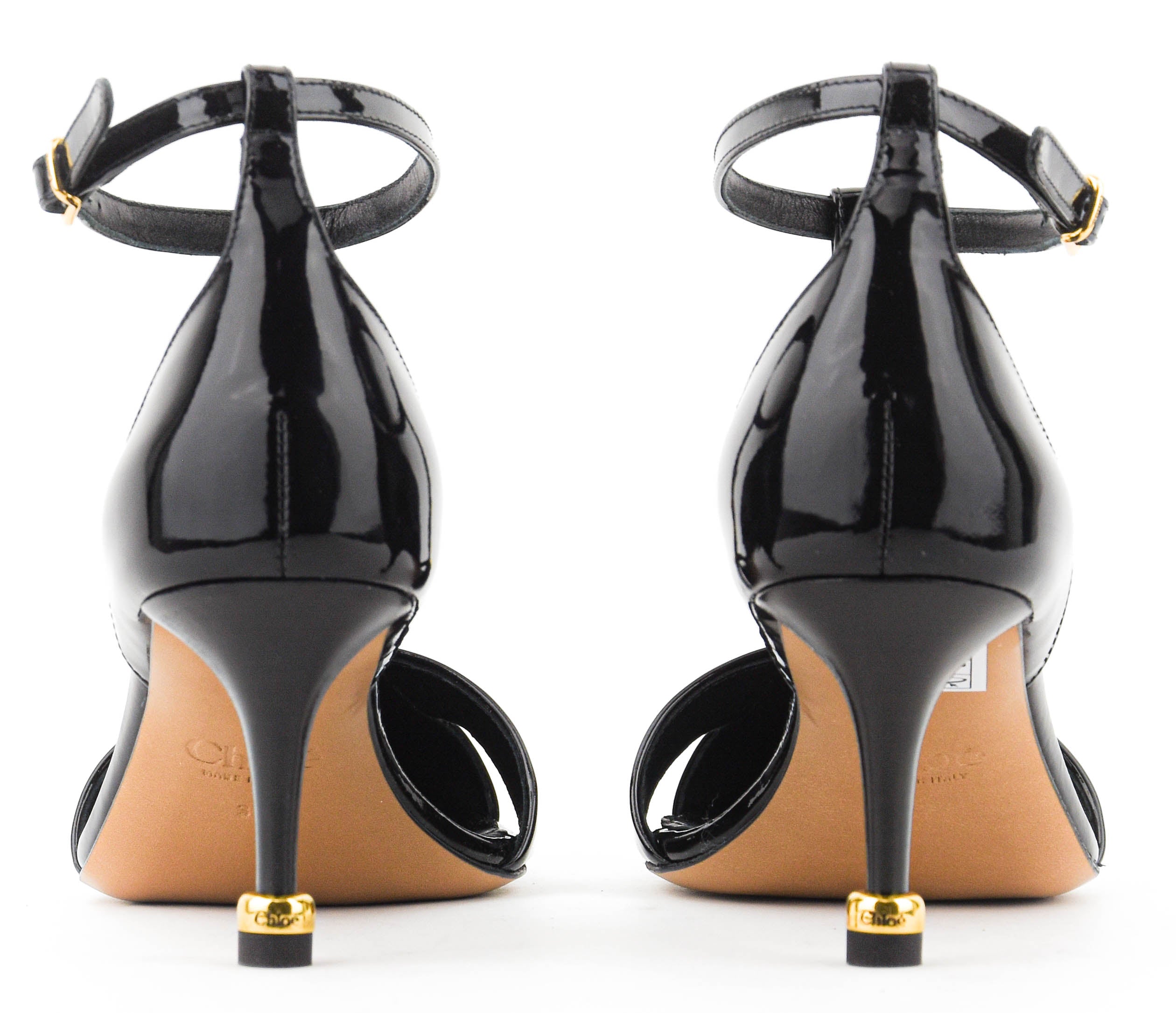 CHLOE CLEIA HEELED SANDAL BLACK