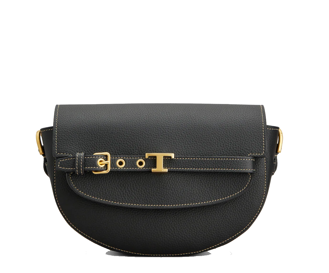 TODS T-SIGNATURE CROSSBODY MINI BLACK